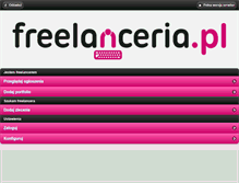 Tablet Screenshot of freelanceria.com